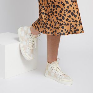 VANS SKATE SK8 HI 138 Decon SF Shoes Big Checkers